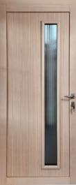 Porte d'entrée Minco en bois aluminium - modèle Iso 18