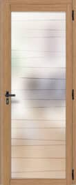 Porte d'entrée Minco en bois aluminium - modèle Lucia 10