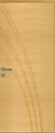 Porte d'entrée Minco en bois aluminium - modèle Lucia 12