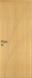 Porte d'entrée Minco en bois aluminium - modèle Lucia 14