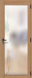 Porte d'entrée Minco en bois aluminium - modèle Lucia 3
