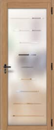 Porte d'entrée Minco en bois aluminium - modèle Lucia 8