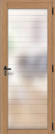 Porte d'entrée Minco en bois aluminium - modèle Lucia 9