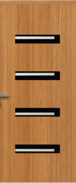 Porte d'entrée Minco en bois aluminium - modèle Miria 2