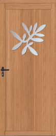 Porte d'entrée Minco en bois aluminium - modèle Natura 3