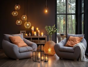 ambiance-chaleureuse-cosy-tapis-lampe