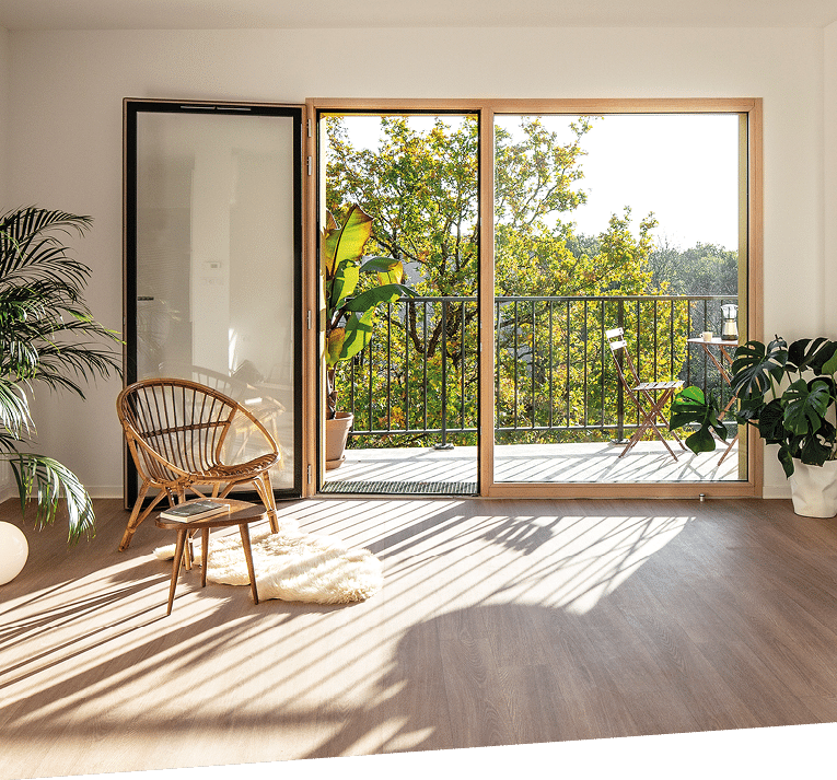Fenêtres en bois-aluminium sur-mesure