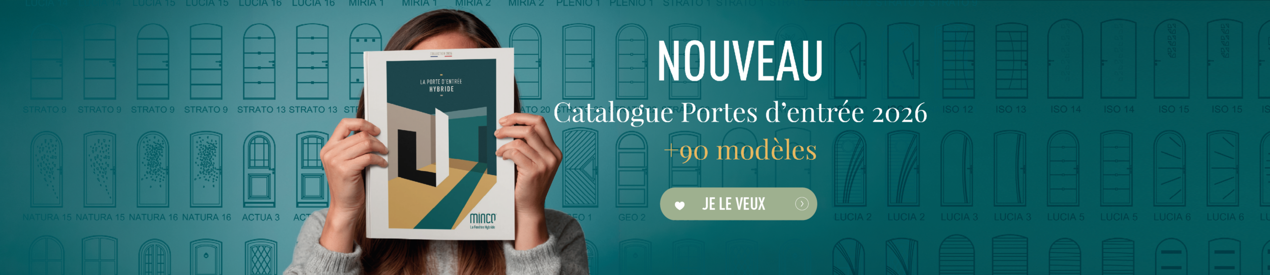 Nouveau catalogue portes d'entrée Minco en 2026